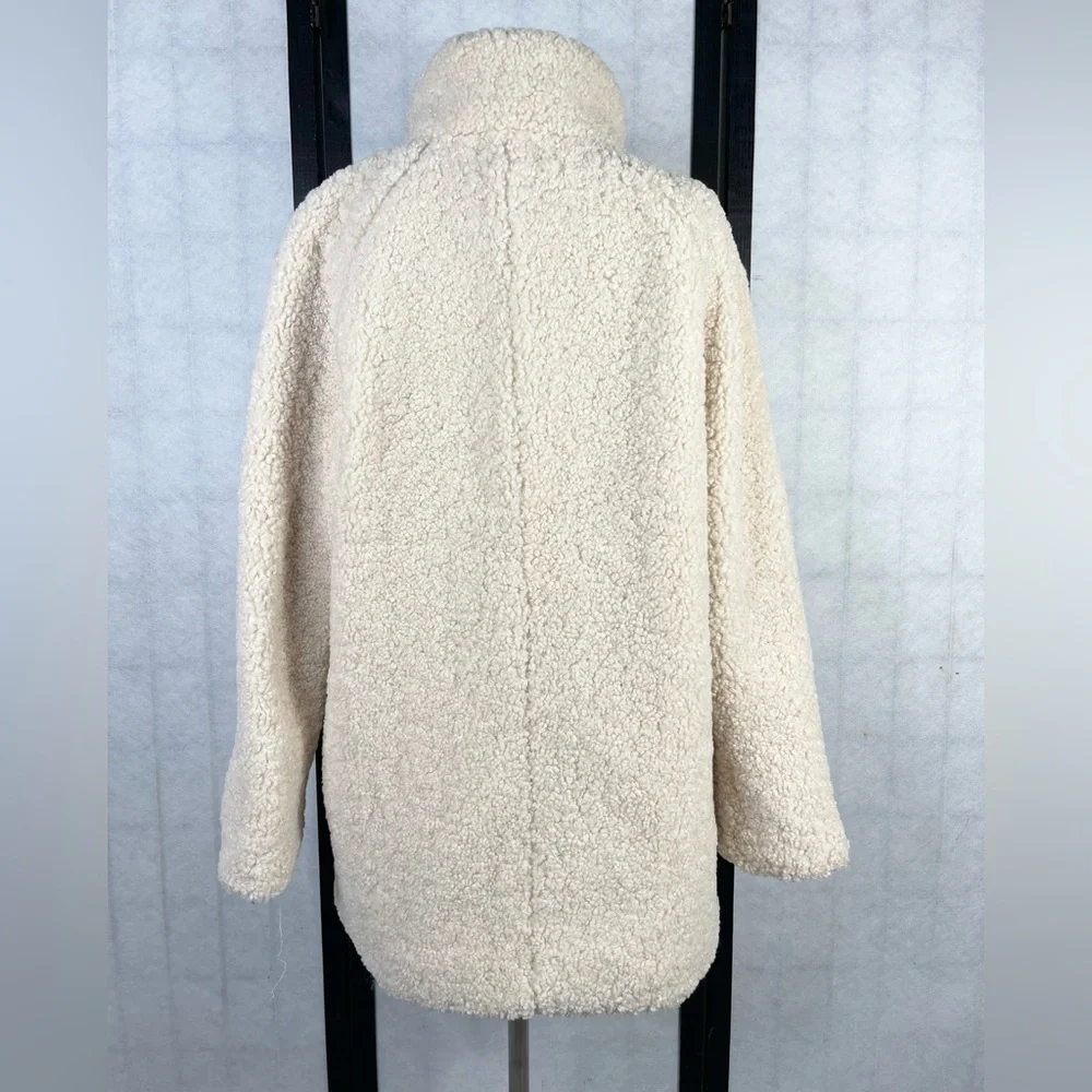 banana republic sherpa cocoon coat XS